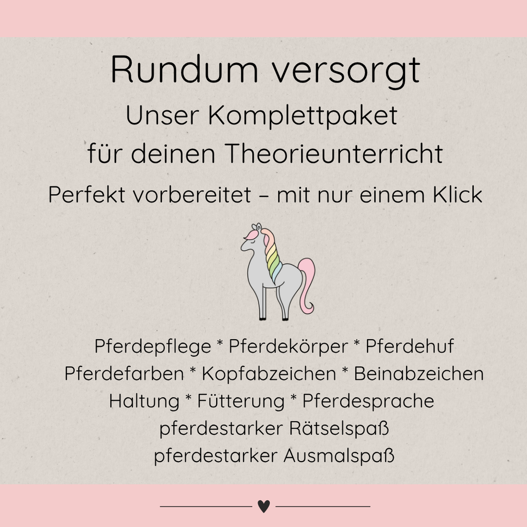 Materialpony - Rundum versorgt