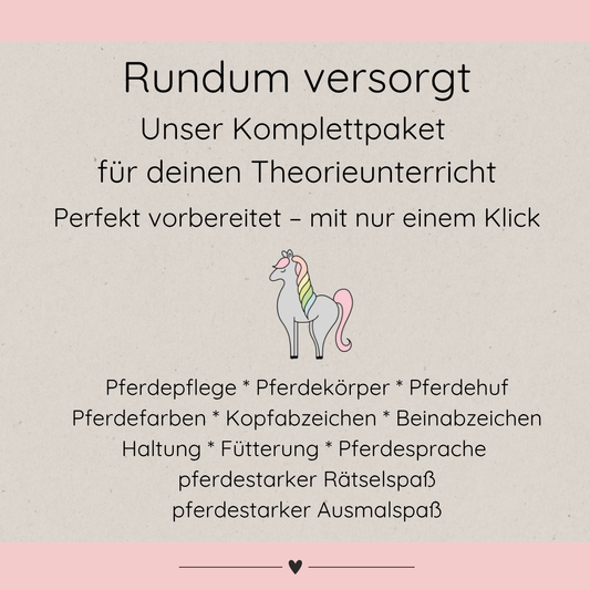 Materialpony - Rundum versorgt