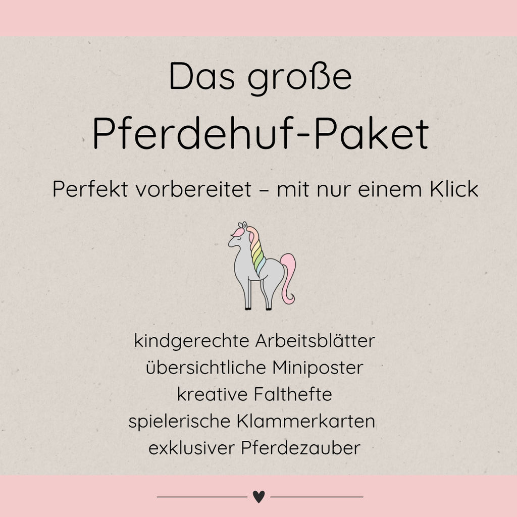 Unser Pferdehuf-Bundle
