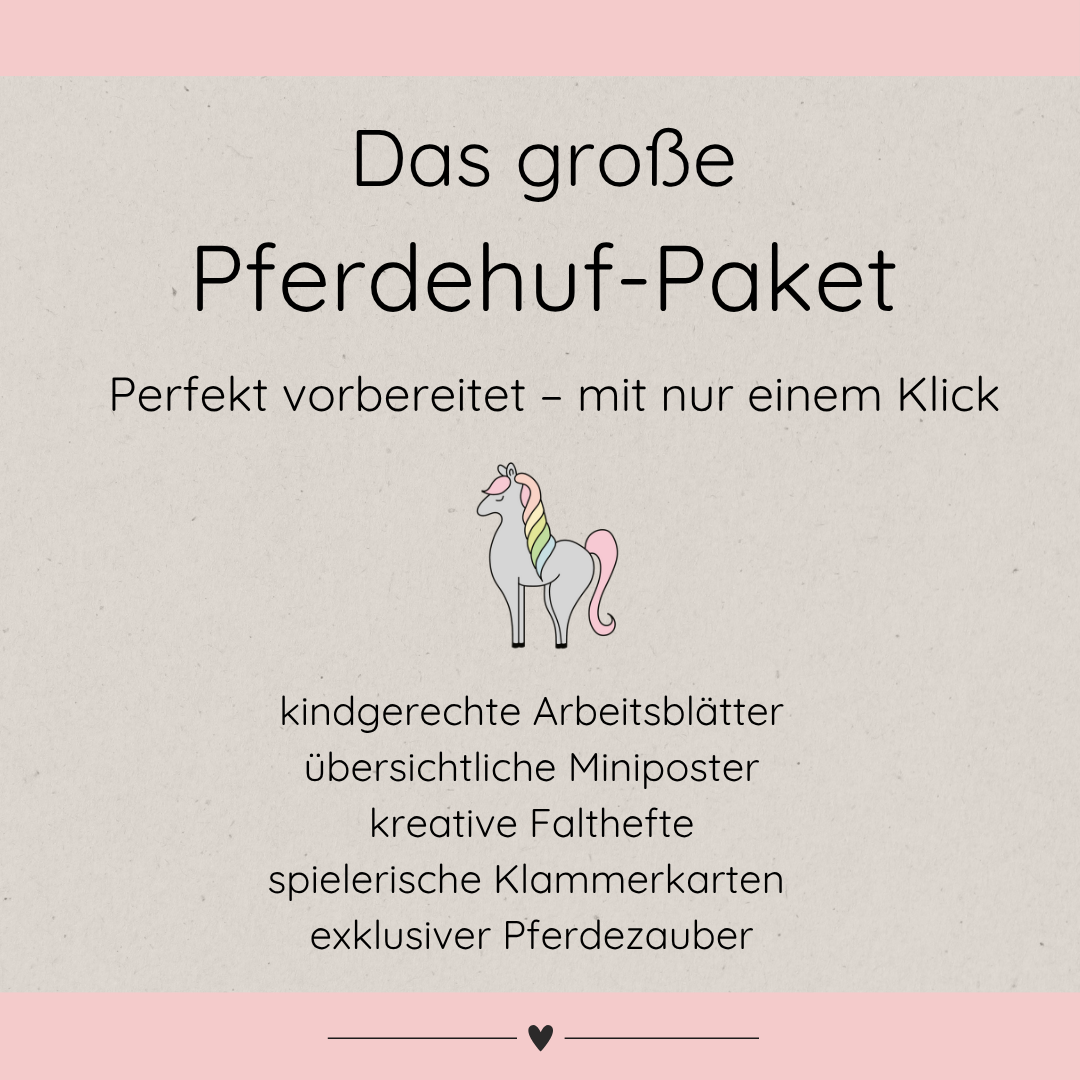 Unser Pferdehuf-Bundle