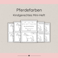 Miniheft Pferdefarben