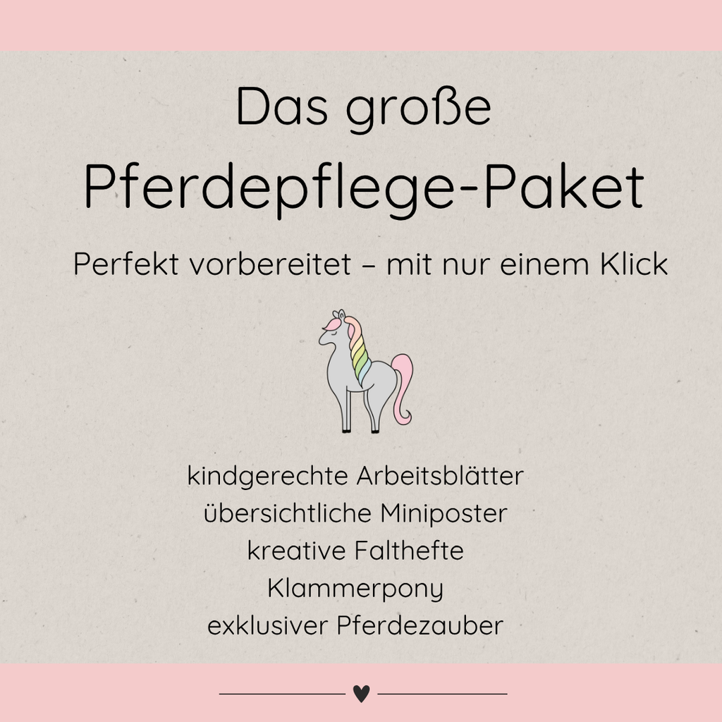 Unser Pferdepflege-Bundle