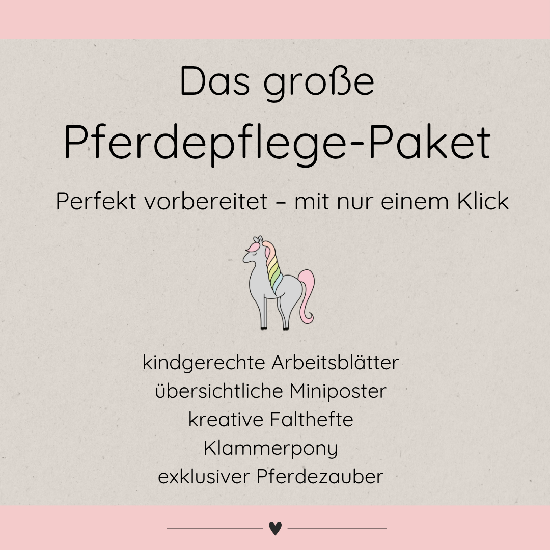 Unser Pferdepflege-Bundle
