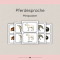 Miniposter Pferdesprache