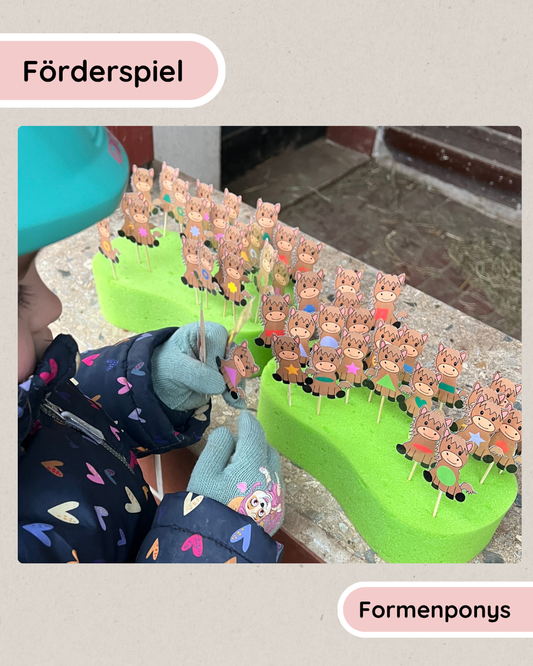 Förderspiel - Formen-Ponys