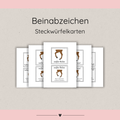 Steckwürfelkarten Beinabzeichen