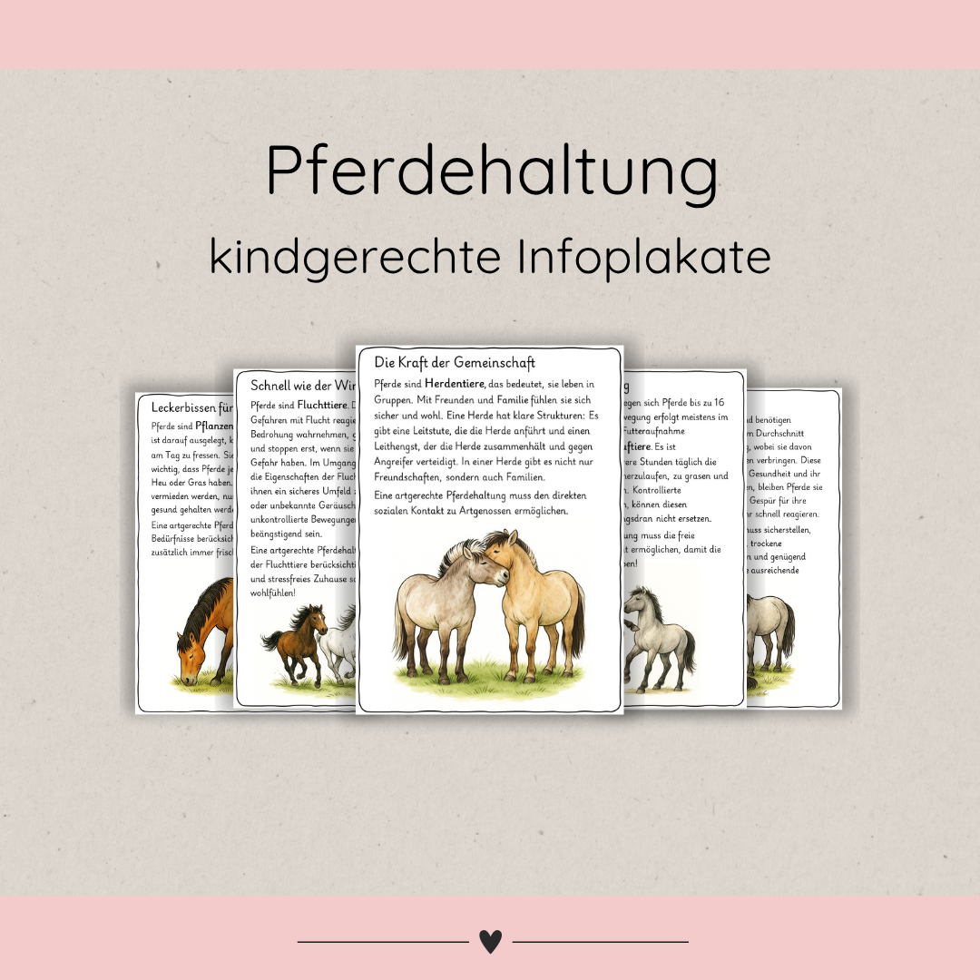 Infotafeln Bedürfnisse Haltung