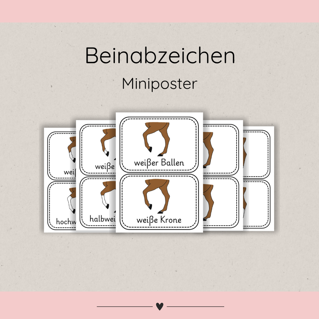 Miniposter Beinabzeichen