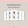 Steckwürfelkarten Kopfabzeichen