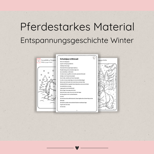 Pferdestarke Entspanungsgeschichte - Winter