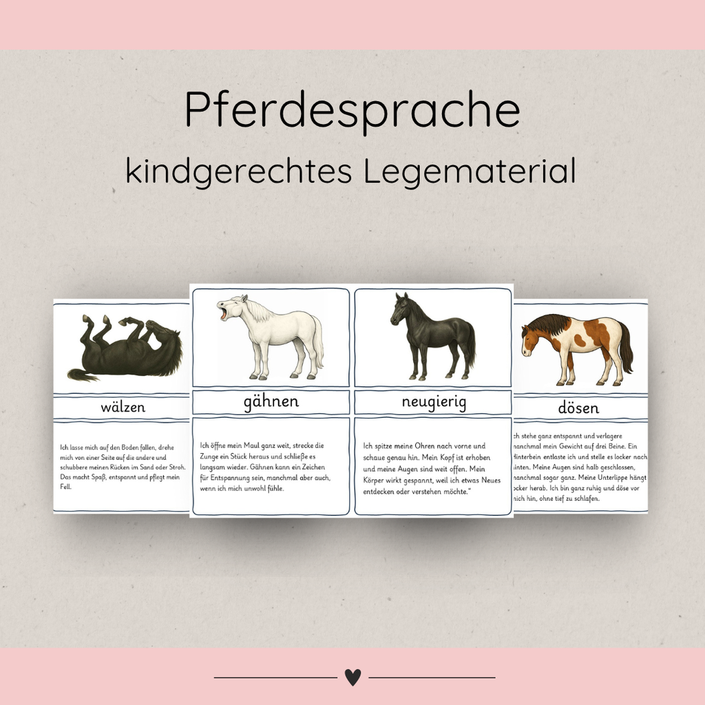 Legematerial Pferdesprache