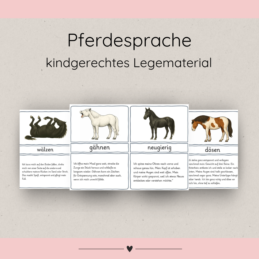 Legematerial Pferdesprache