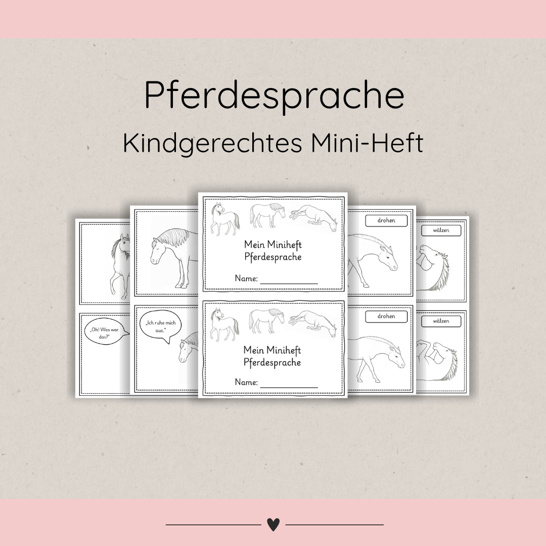 Miniheft Pferdesprache