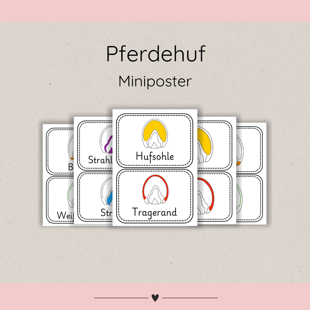 Miniposter Pferdehuf