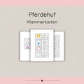 Klammerkarten Pferdehuf