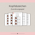 Zuordnungsspiele Kopfabzeichen