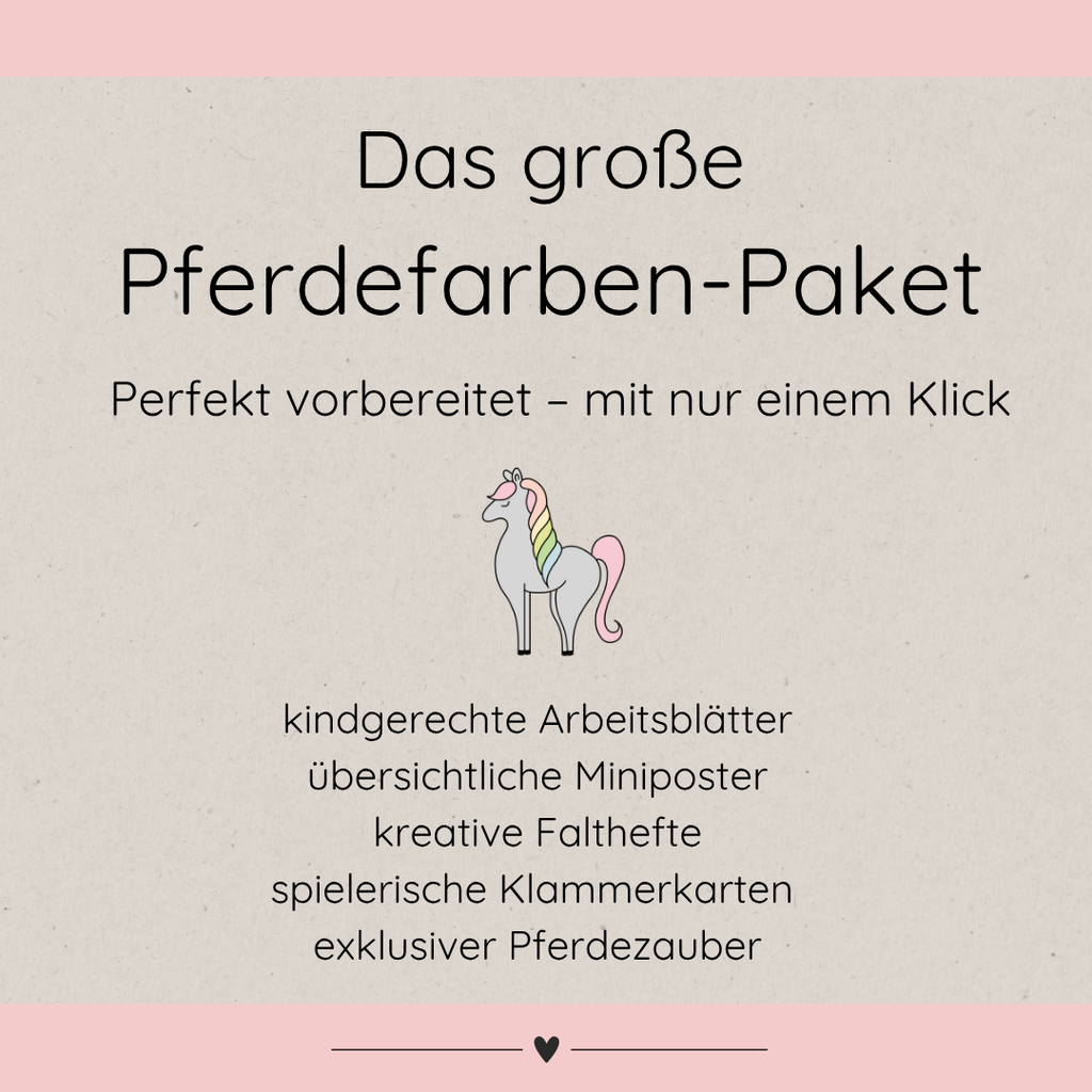 Unser Pferdefarben-Bundle