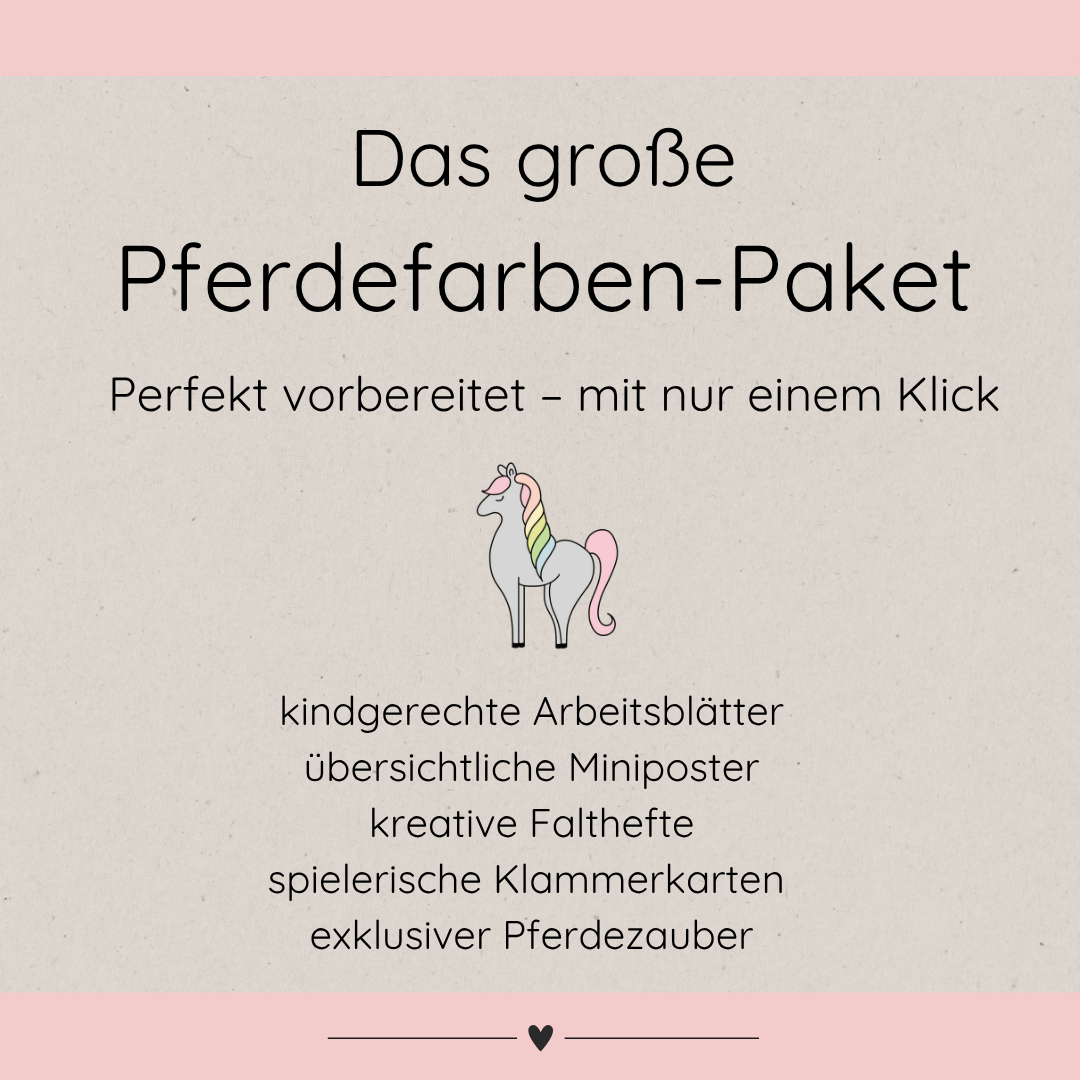 Unser Pferdefarben-Bundle
