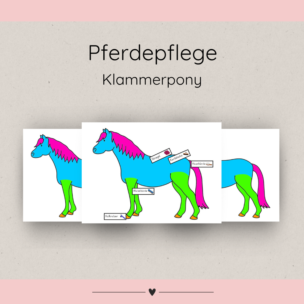 Klammerpony Pferdepflege