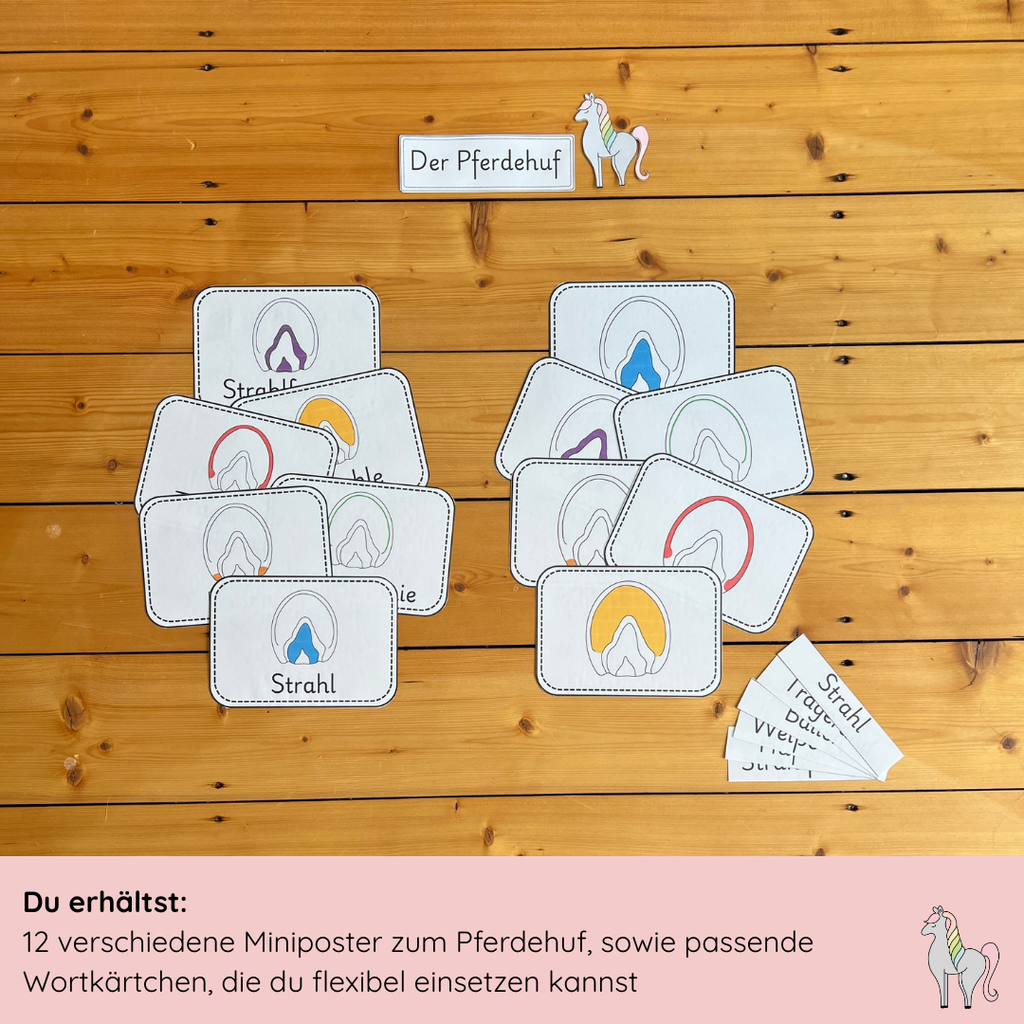 Miniposter Pferdehuf