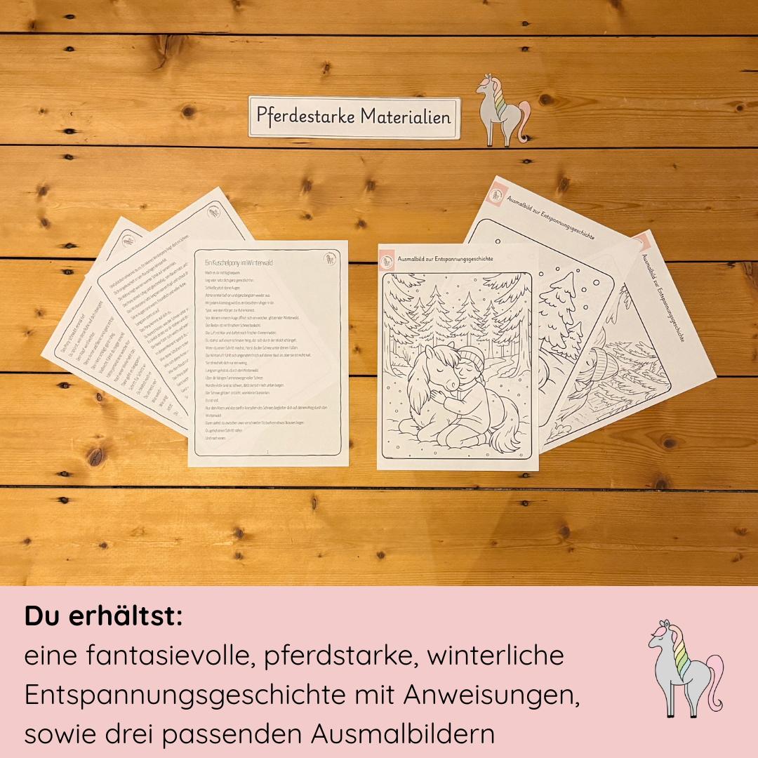Pferdestarke Entspanungsgeschichte - Winter