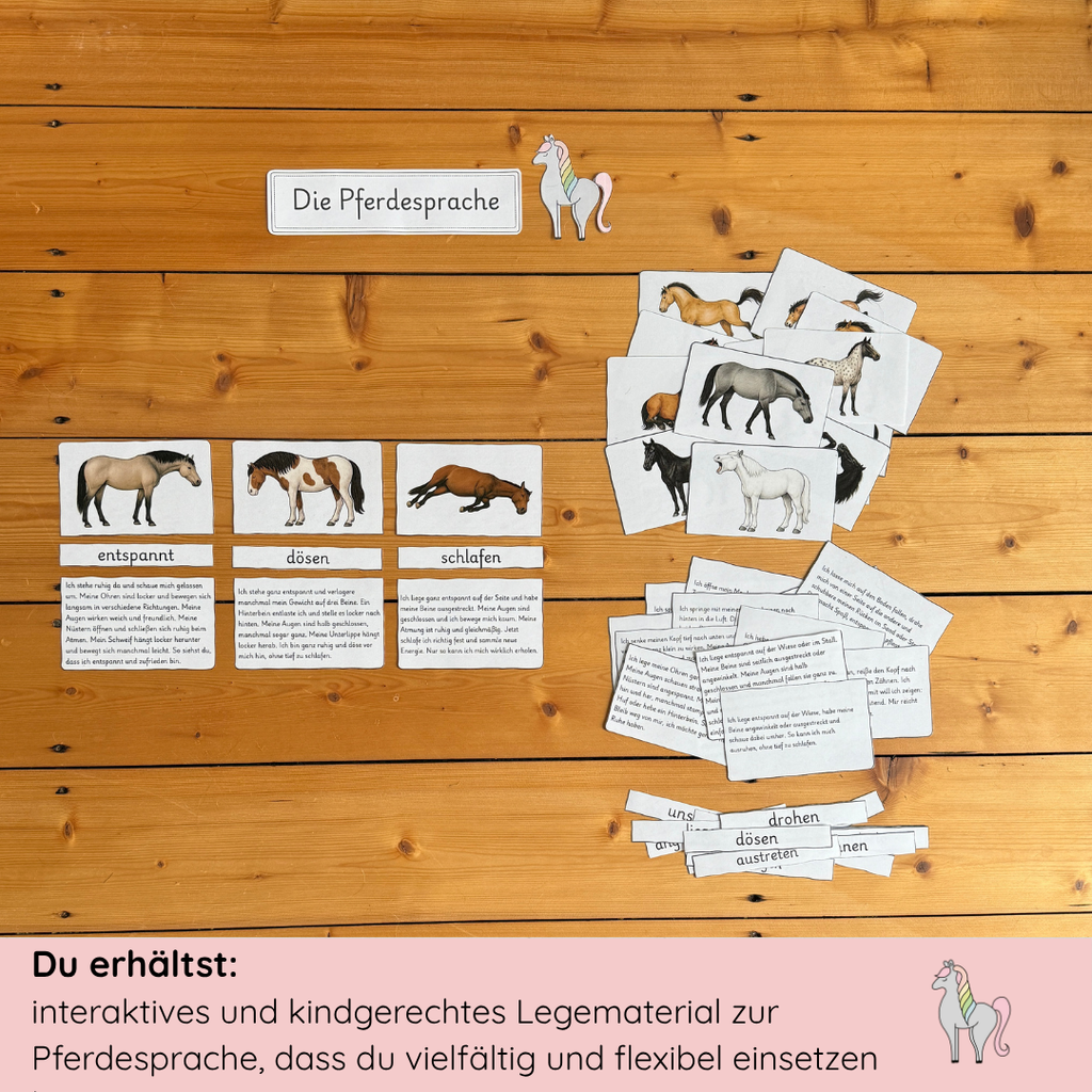 Legematerial Pferdesprache