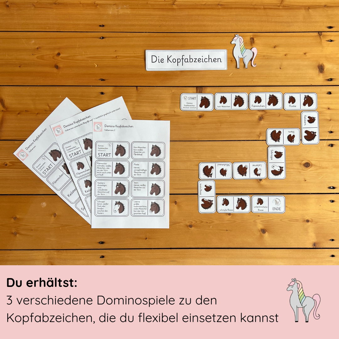 Lerndominos Kopfabzeichen
