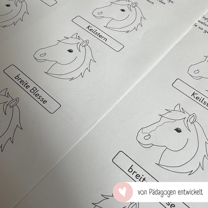 child-friendly worksheets header badges
