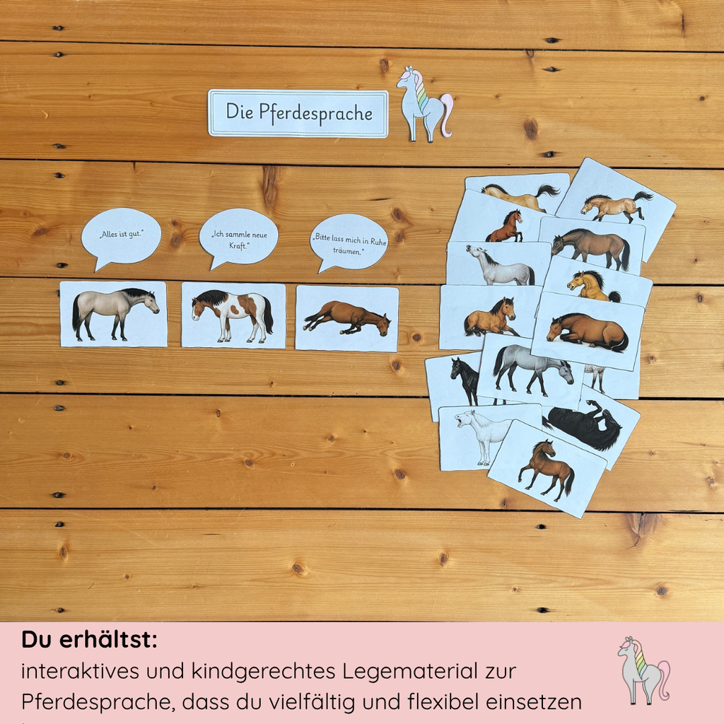 Legematerial Pferdesprache