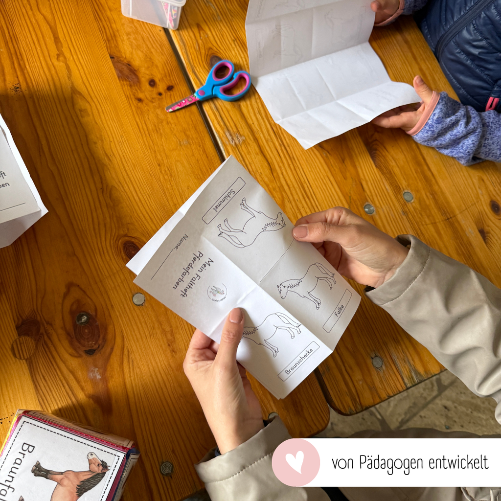 Falthefte Pferdefarben