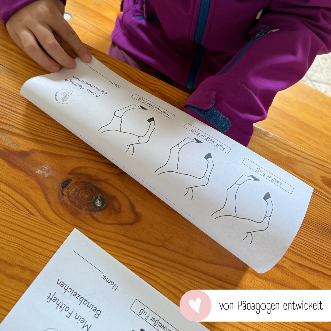 Falthefte Beinabzeichen
