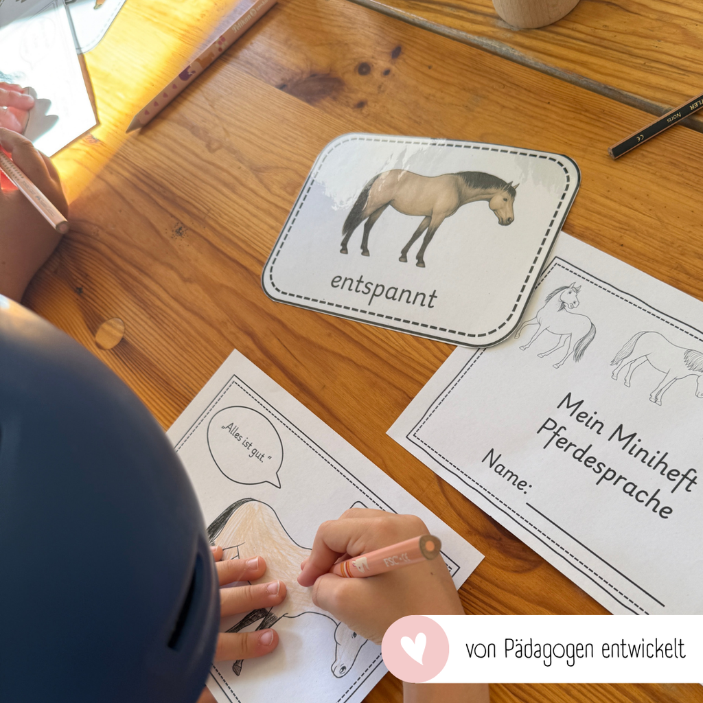 Miniposter Pferdesprache