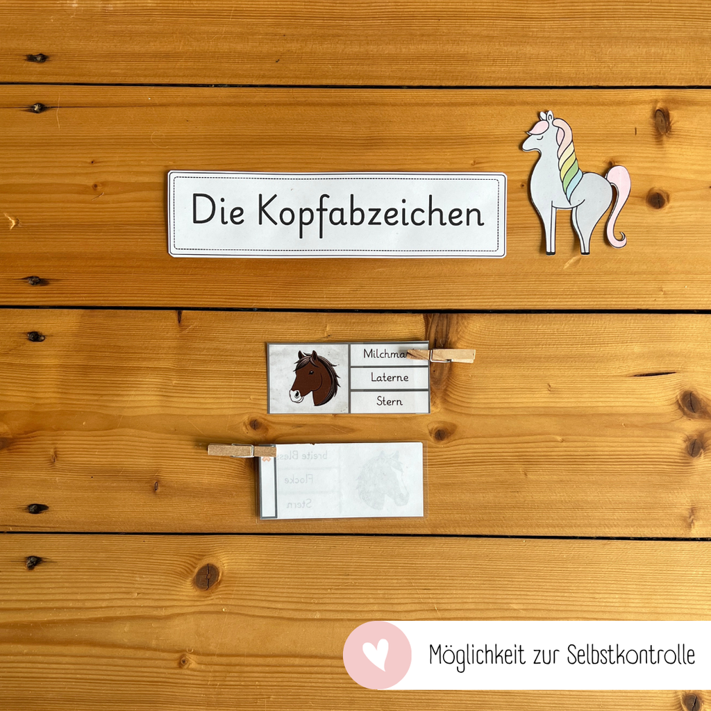 Klammerkarten Kopfabzeichen