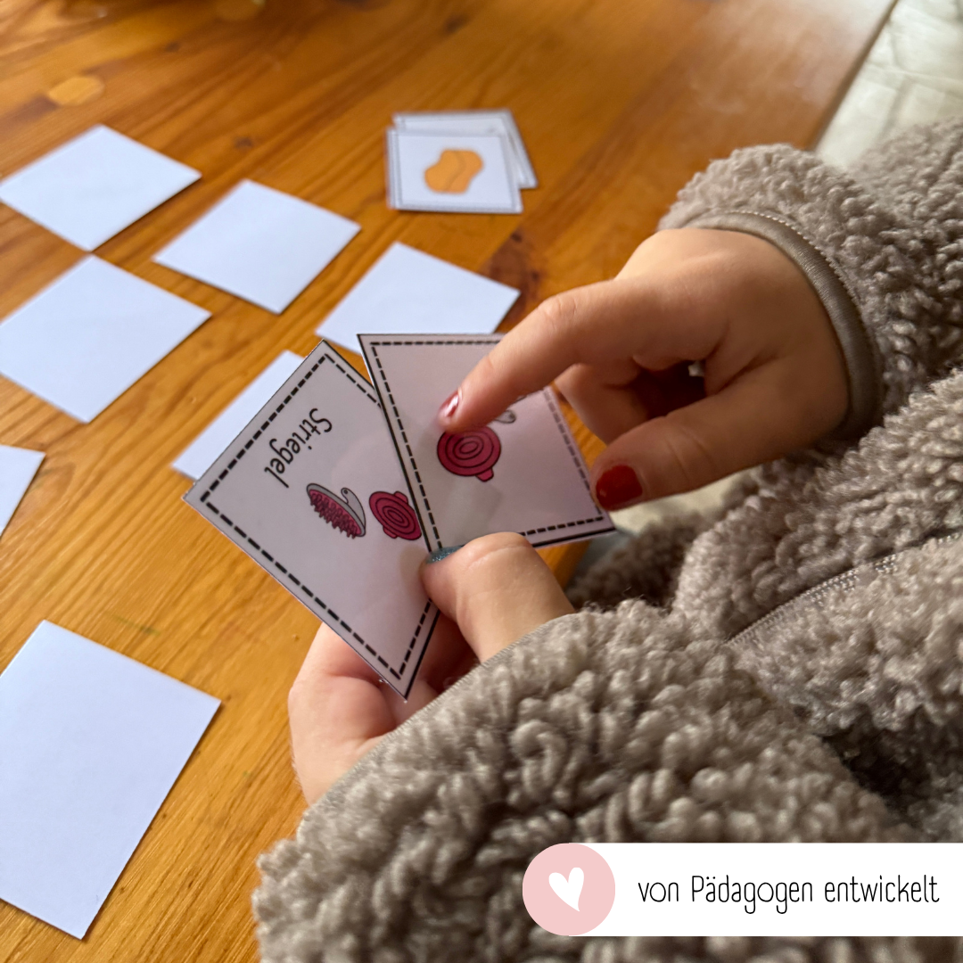 Zuordnungsspiele Pferdepflege / Putzsachen