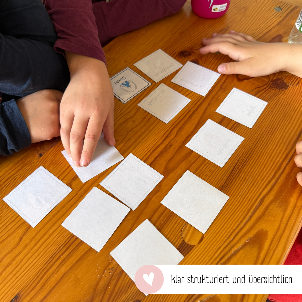 Zuordnungsspiel Pferdehuf