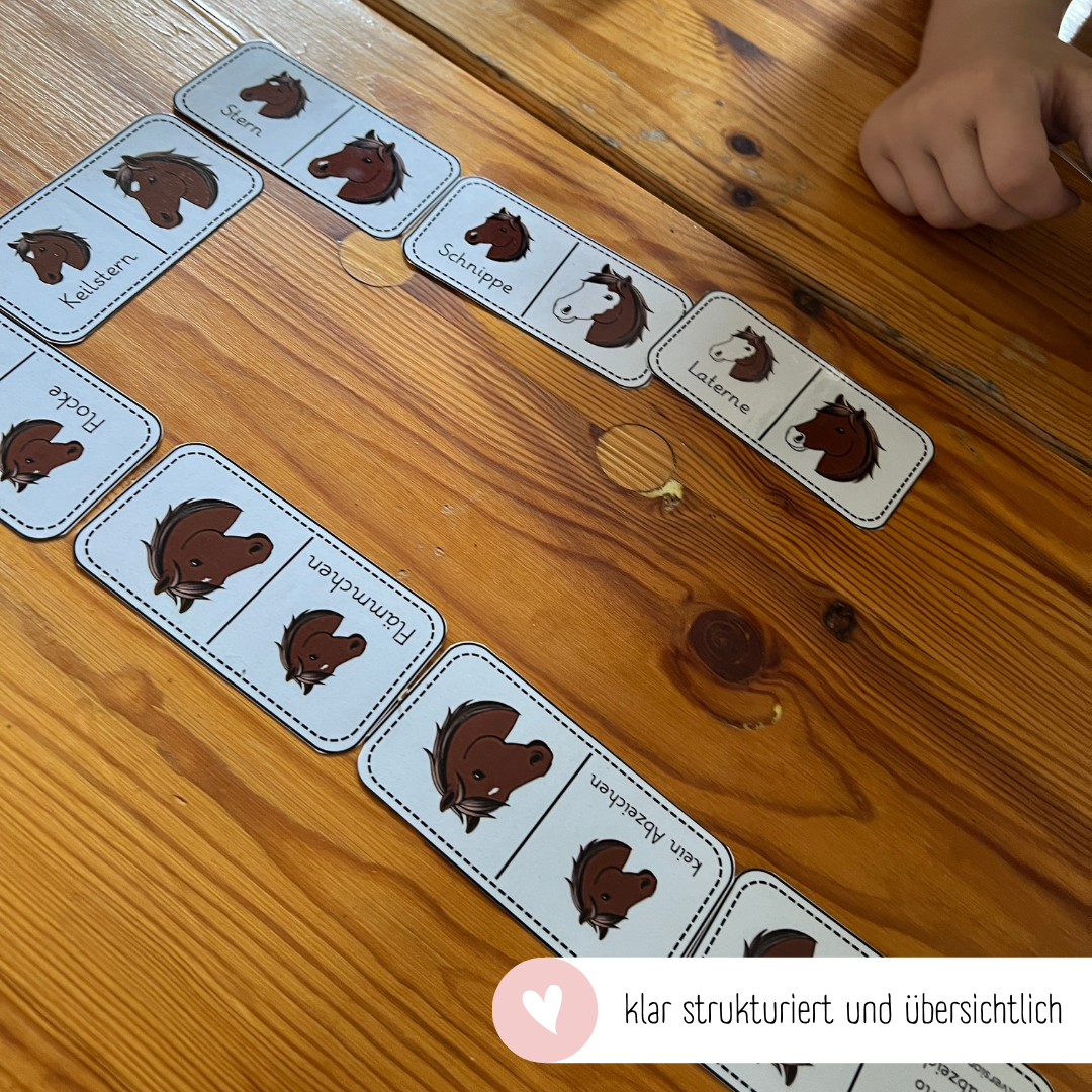 Lerndominos Kopfabzeichen
