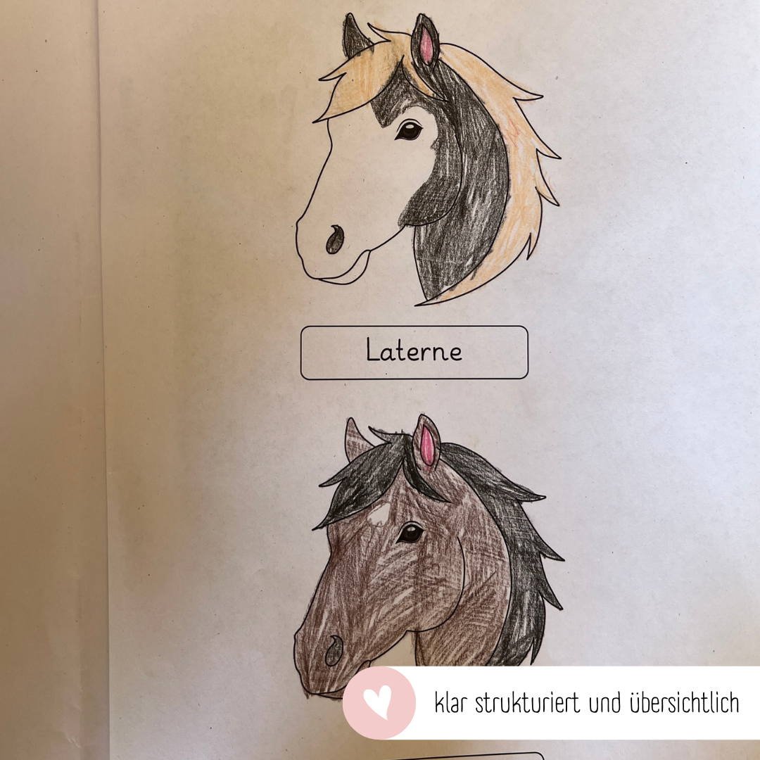 kindgerechte Arbeitsblätter Kopfabzeichen