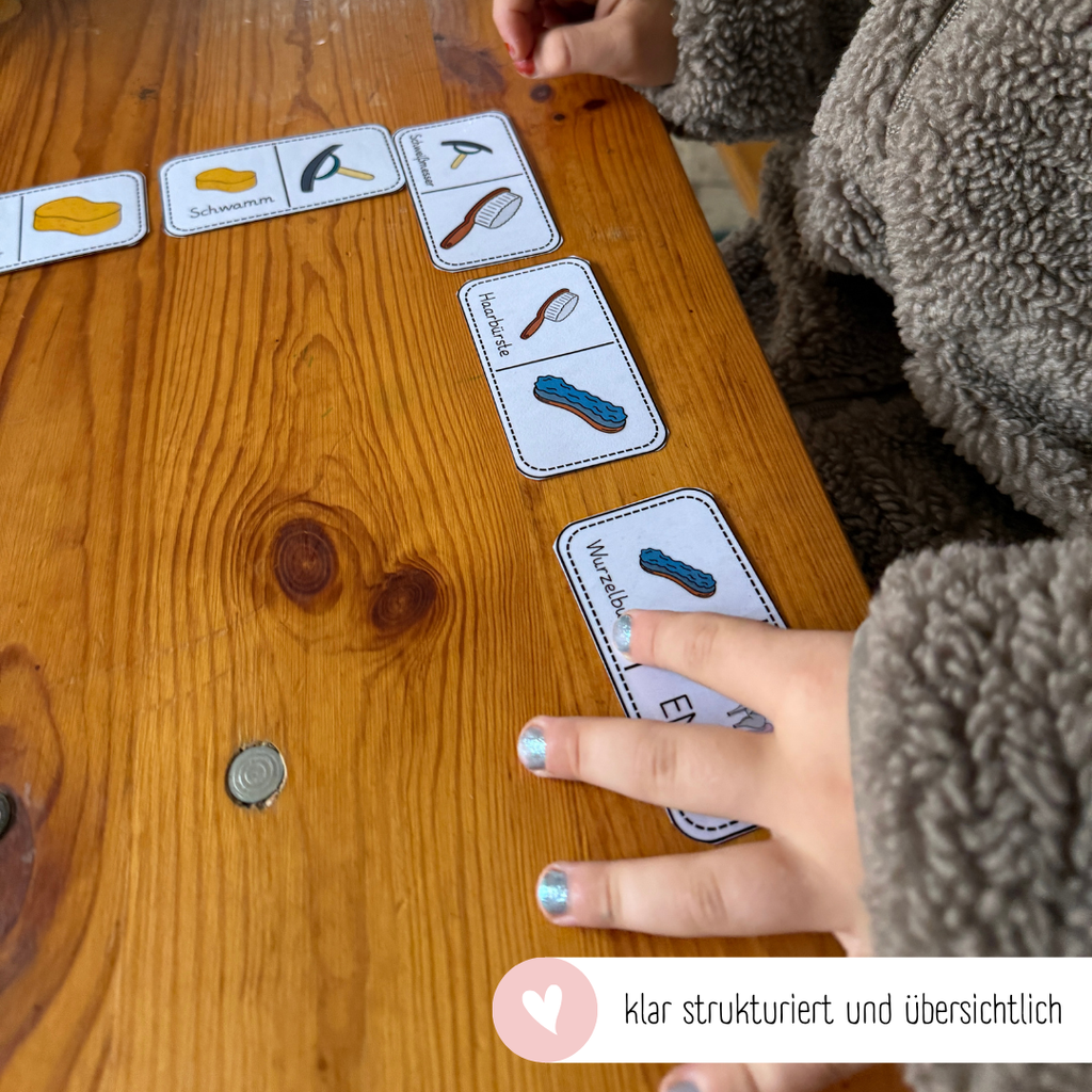 Lerndominos Pferdepflege