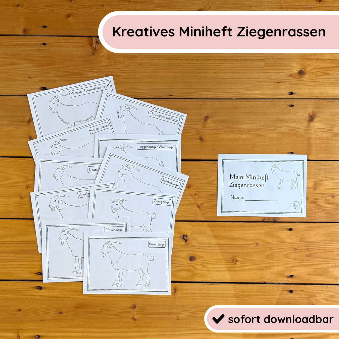 Miniheft Ziegenrassen